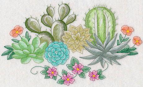 Succulents and Cacti (Toile)