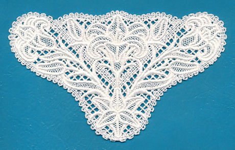 Lilies Inset with Overlay (Battenburg Lace)