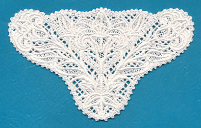 Lilies Inset with Overlay (Battenburg Lace)