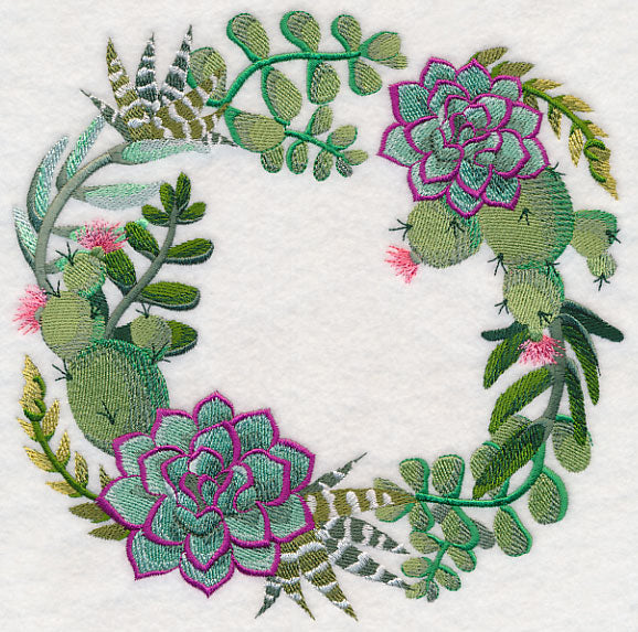 Stylish Succulents Wreath