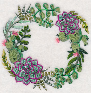 Stylish Succulents Wreath