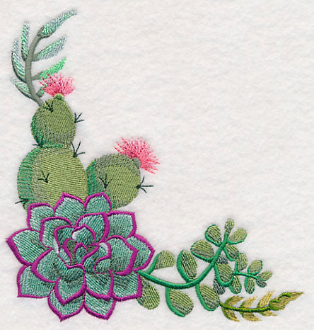 succulent corner Stylish Succulents Corner All Sizes | Machine Embroidery Design
