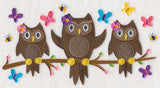 Owl Trio - Spring