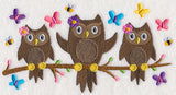 Owl Trio - Spring