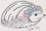 Hedgehog with Floral Crown (Vintage)