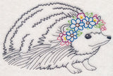 Hedgehog with Floral Crown (Vintage)