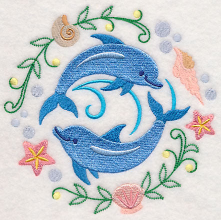 Dolphin Sweethearts – Embroidery Library