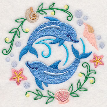Dolphin Sweethearts – Embroidery Library