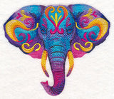 Vibrant Elephant in Watercolor