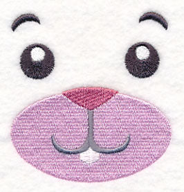 Benji Bunny Face (Smiling)