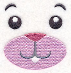 Benji Bunny Face (Smiling)