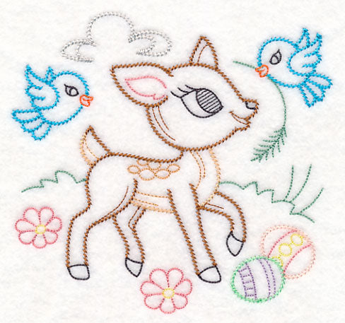 Easter Deer (Vintage)