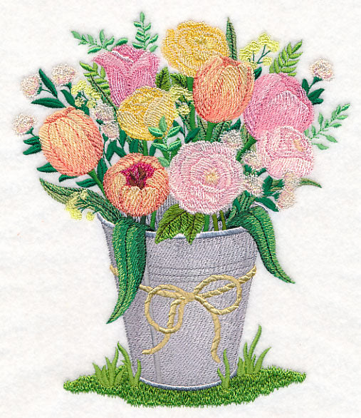 Spring Bucket of Blooms