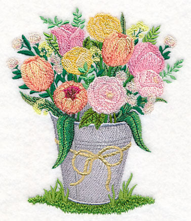 Spring Bucket of Blooms