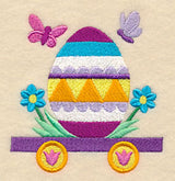Easter Train - Striped Egg
