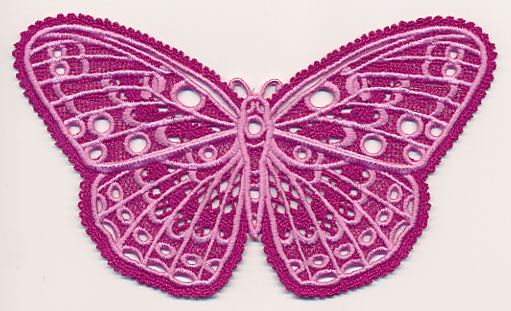 Spring Butterfly (Battenburg Lace with Rayon)