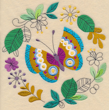 Whimsical Butterfly Wreath