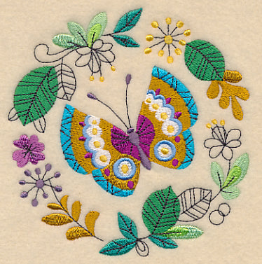 Whimsical Butterfly Wreath