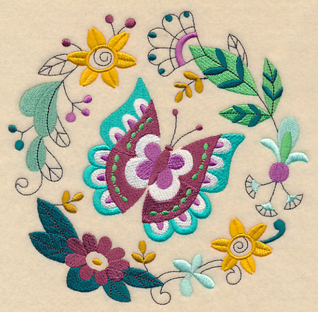 Brilliant Butterfly Wreath