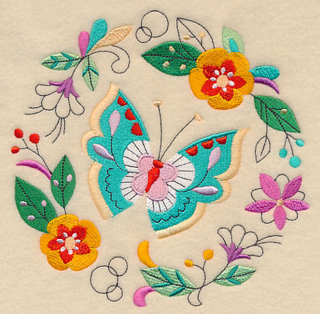 Fanciful Butterfly Wreath