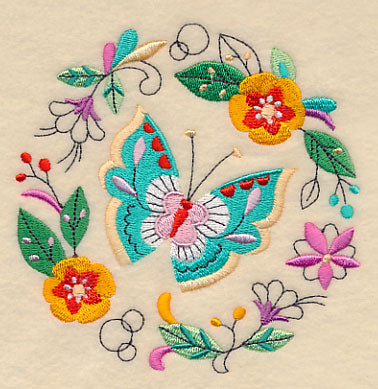 Fanciful Butterfly Wreath