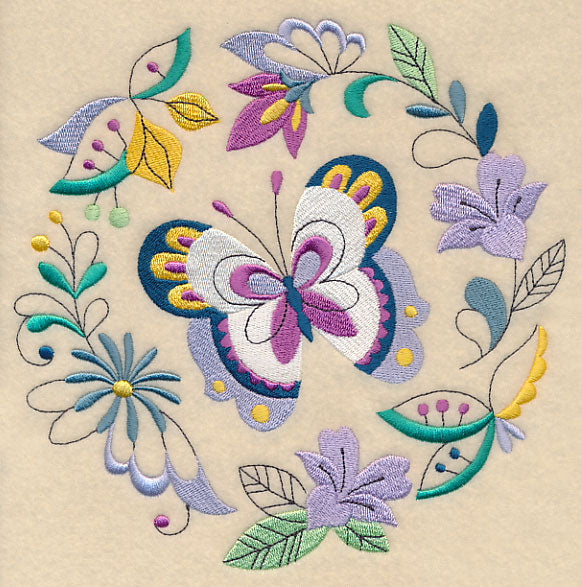 Playful Butterfly Wreath