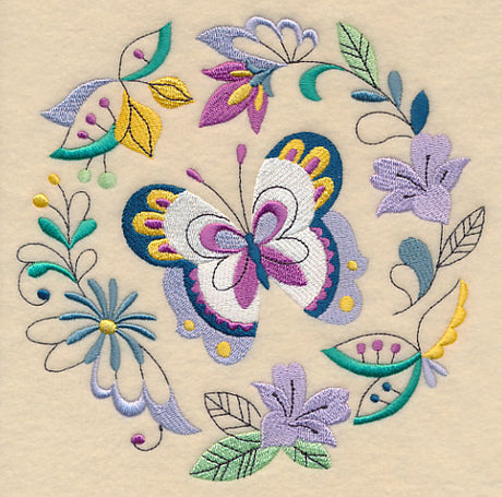 Playful Butterfly Wreath