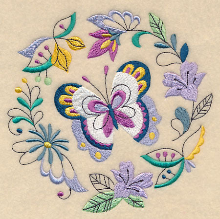 Playful Butterfly Wreath