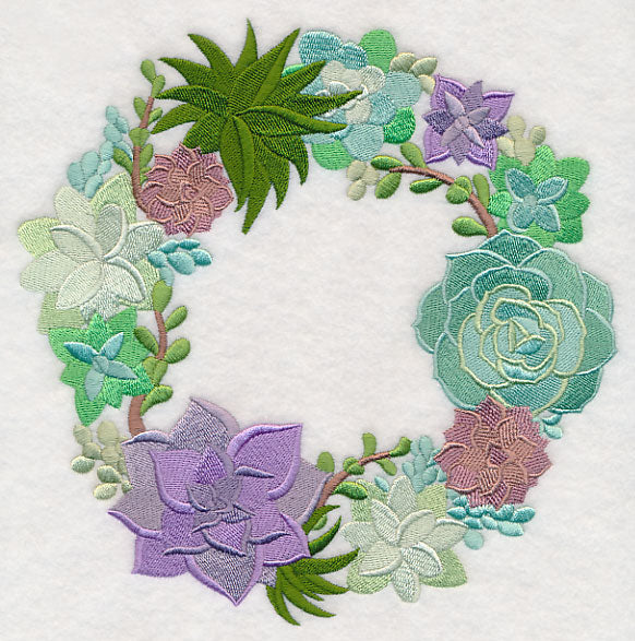 For the Love of Succulents Wreath