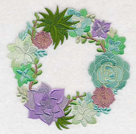 For the Love of Succulents Wreath