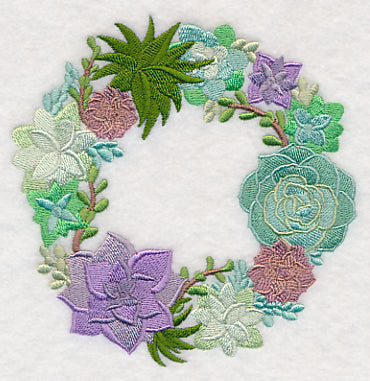 For the Love of Succulents Wreath