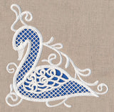 Swan Beauty Corner (Cutwork)