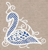 Swan Beauty Corner (Cutwork)