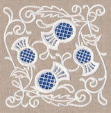 Thistle Beauty Square (Cutwork)