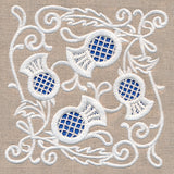 Thistle Beauty Square (Cutwork)
