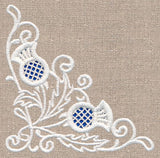 Thistle Beauty Corner (Cutwork)