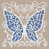 Butterfly Wonder Square (Cutwork)