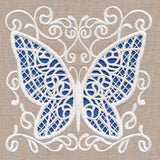 Butterfly Wonder Square (Cutwork)