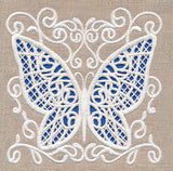 Butterfly Wonder Square (Cutwork)