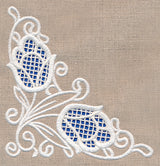 Tulip Beauty Corner (Cutwork)