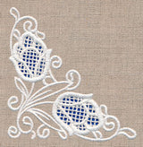 Tulip Beauty Corner (Cutwork)