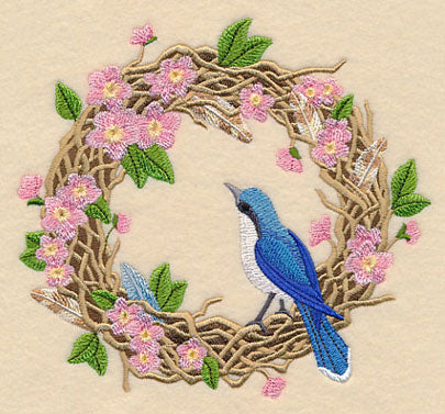 Shabby Chic Nest Wreath