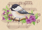 Songbird Chickadee in Watercolor