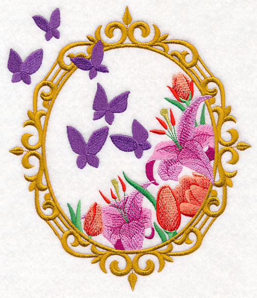 Baroque Natura Cameo - Butterflies