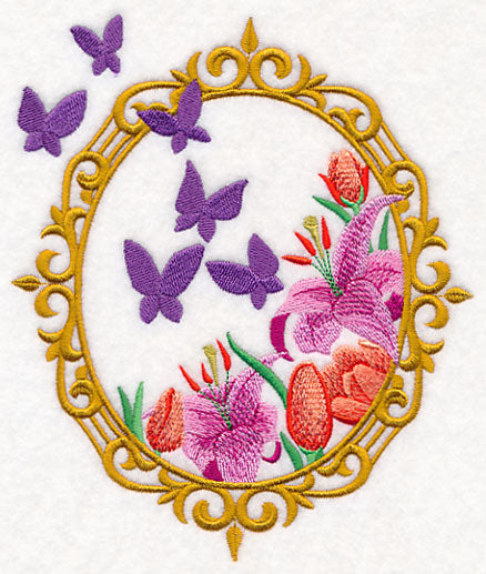 Baroque Natura Cameo - Butterflies