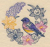 Colors of Spring Bluebird Wreath