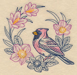 Colors of Spring Cardinal Wreath