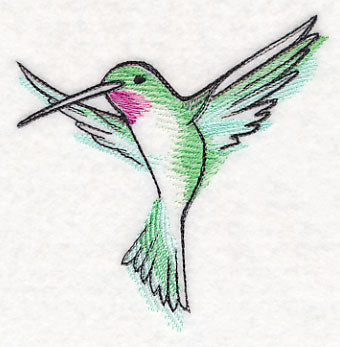Hummingbird in Watercolor