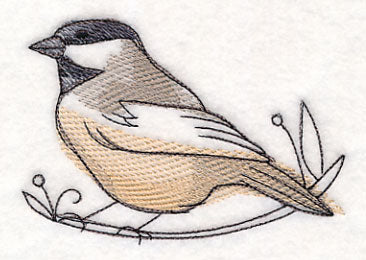 Chickadee in Watercolor
