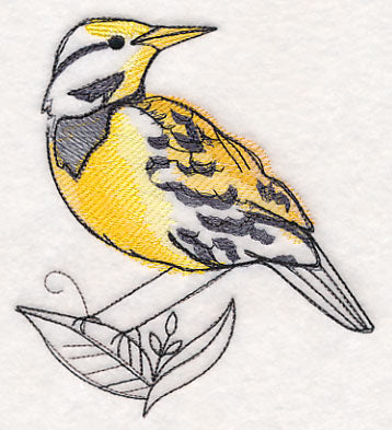 Meadowlark in Watercolor